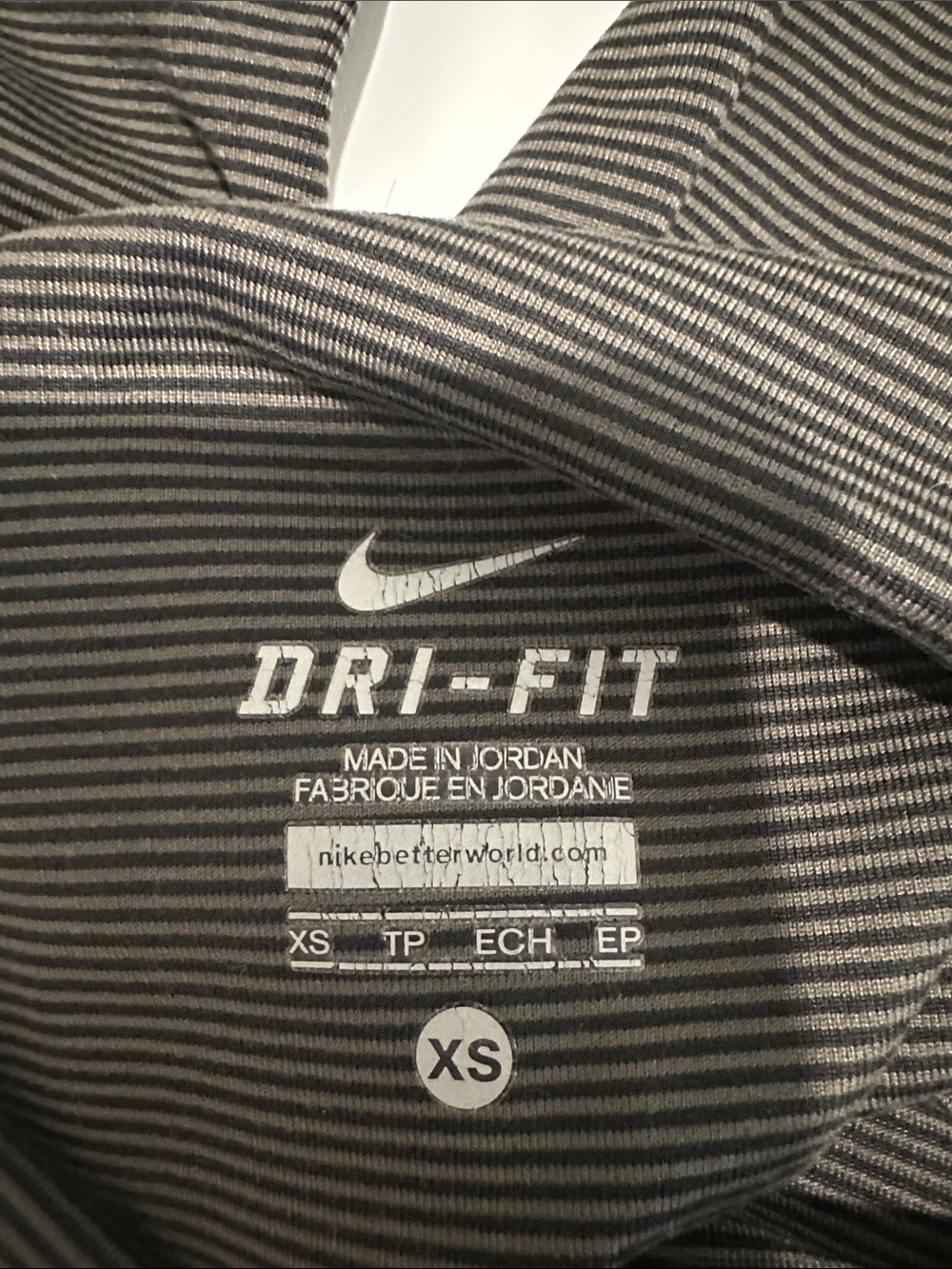 Nike Black Women's Jeggings - Ribbed Texture - Picture 4 of 6